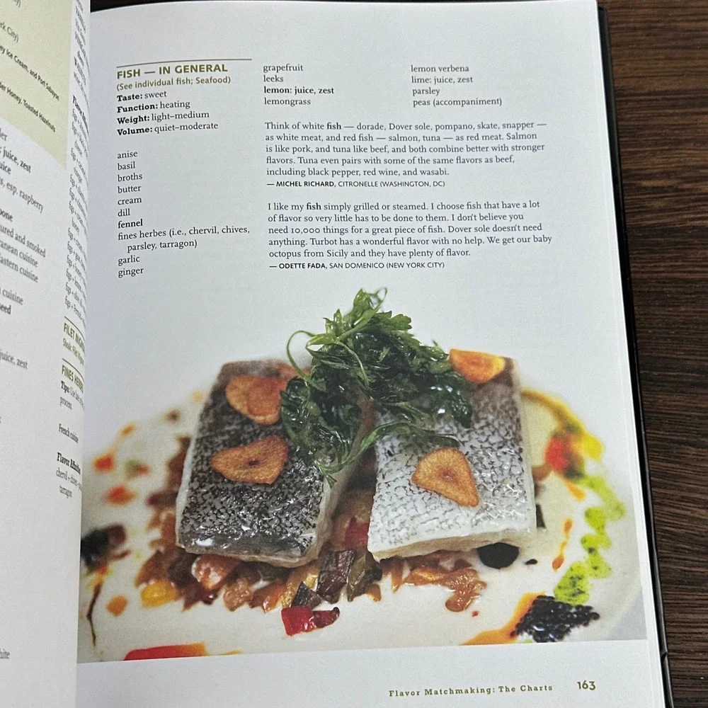 The Flavor Bible Karen Page Andrew Dornenburg Hardcover Culinary Guide Book